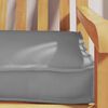 vidaXL Pallet Cushion Set 2 pcs Grey 200 x 40 x 8 cm Oxford fabric