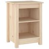 vidaXL Bedside Cabinet 40x35x55 cm Solid Wood Pine