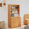 vidaXL Storage Furniture Set with Drawer Brown Engineered wood