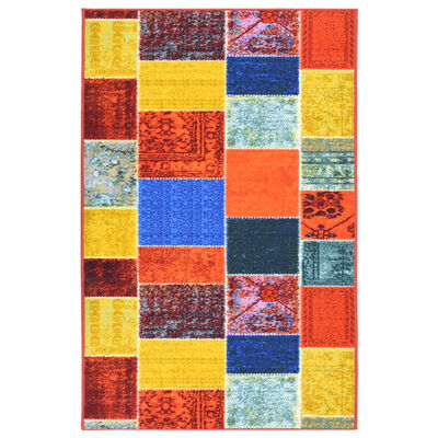 vidaXL Carpet Runner Multicolour 80x100 cm