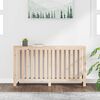 vidaXL Radiator Cover 153x19x84 cm Solid Wood Pine
