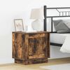 vidaXL Bedside Cabinet 2 pcs Smoked Oak 44 x 34.5 x 45 cm
