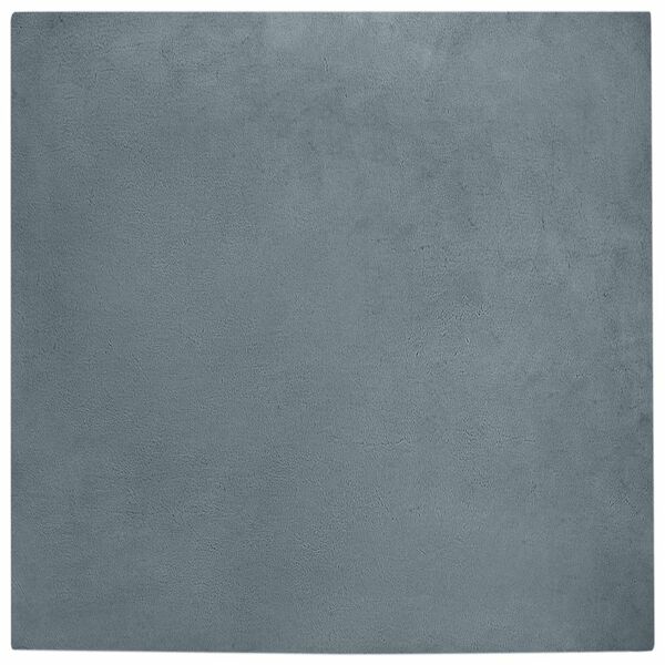 vidaXL Faux Rabbit Fur Rug Olite Anthracite 160 x 160 cm Polyester