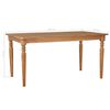 vidaXL Garden Table 150x90x75 cm Solid Acacia Wood