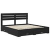 vidaXL Bed Frame with Drawer with Headboard Manual Engineered Wood