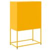 vidaXL Highboard Mustard Yellow 68.5x38.5x107 cm Steel