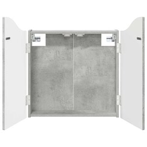 vidaXL Dartboard Cabinet Concrete Grey 56 x 12 x 63 cm Engineered Wood