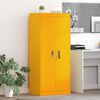 vidaXL Storage Cabinet Mustard Yellow 60 x 40 x 140 cm Steel