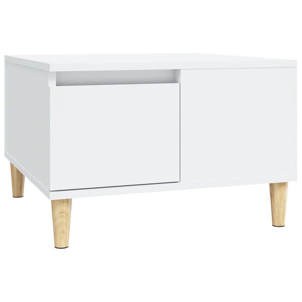 vidaXL Coffee Table White 55x55x36.5 cm Engineered Wood