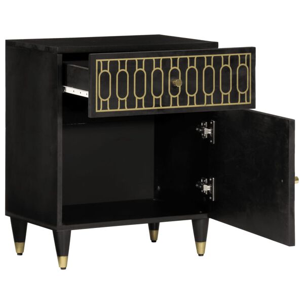 vidaXL Bedside Cabinet 50x33x60 cm Solid Wood Mango