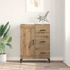 vidaXL Sideboard Artisan oak 69.5 x 34 x 90 cm Engineered wood