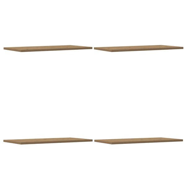 vidaXL Wall Shelves 4 pcs Artisan Oak 60x30x1.5 cm Engineered Wood