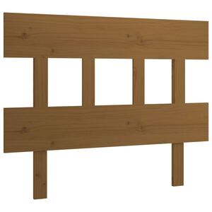 vidaXL Bed Headboard Honey Brown 93,5x3x81 cm Solid Wood Pine
