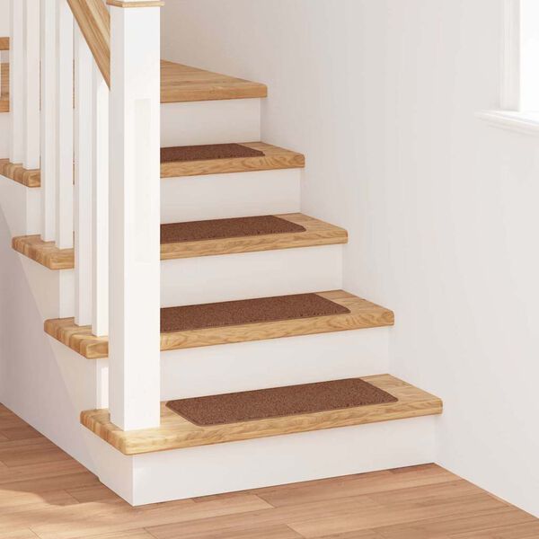 vidaXL Anti-slip Stair Mats 15 pcs Yellow 60 x 25 cm PP