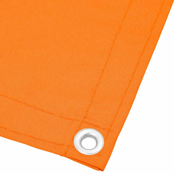 vidaXL Balcony Screen Orange 90x800 cm 100% Polyester Oxford
