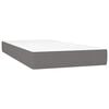 vidaXL Pocket Spring Bed Mattress Grey 120 x 190 cm Polyester