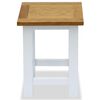 vidaXL End Tables 2 pcs 27x24x37 cm Solid Oak Wood