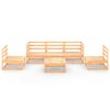 vidaXL 6 Piece Garden Lounge Set Solid Wood Pine