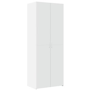 vidaXL Highboard White 70x42,5x185 cm Engineered Wood