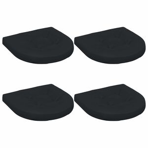 vidaXL 4-Piece Seat Cushions 4 pcs 100% Polyester Dark Blue