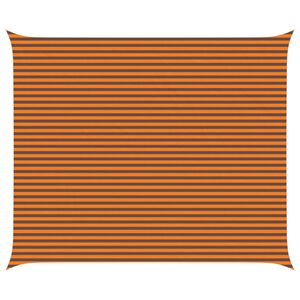 vidaXL Sun Shade Sail Orange and Brown 6 x 5 m 100% Polyester Oxford