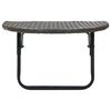 vidaXL Balcony Table Brown 60x60x40 cm Poly Rattan