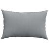 vidaXL Sofa Pillows 2 pcs Light Grey 60 x 40 cm Fabric