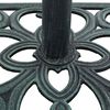 vidaXL Umbrella Base Green 12 kg 49 cm Cast Iron