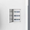 vidaXL Access Panel White 33 x 23 x 3 cm Steel