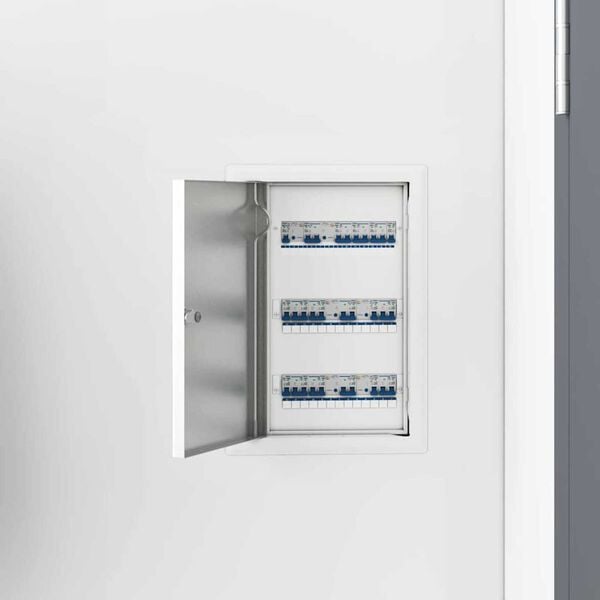 vidaXL Access Panel White 33 x 23 x 3 cm Steel