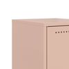 vidaXL Bedside Cabinets 2 pcs Pink 36x39x78 cm Steel