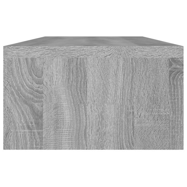 vidaXL Monitor Stand Grey Sonoma 60x23.5x12 cm Engineered Wood