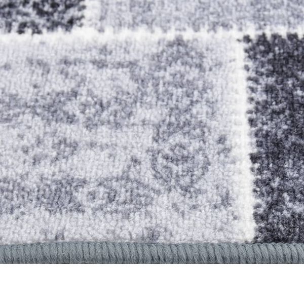 vidaXL Carpet Runner Grey 80x350 cm