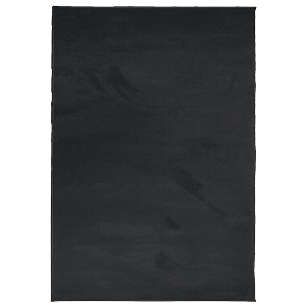 vidaXL Rug OVIEDO Short Pile Black 160x230 cm