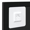 vidaXL Wall Mirrors 6 pcs Black 100x60 cm Metal