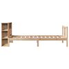 vidaXL Bookcase Bed without Mattress 90x190cm Solid Wood Pine