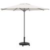vidaXL Parasol Base Art Deco Black &Oslash; 45 x 39.5 cm Iron