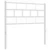vidaXL Metal Replace Headboard White 100 cm