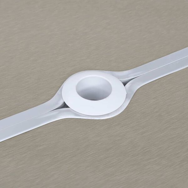 vidaXL Folding Camping Table with 4 Seats Steel Aluminium