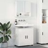vidaXL Bathroom Furniture Set Wall-mounted 2 pcs High Gloss White