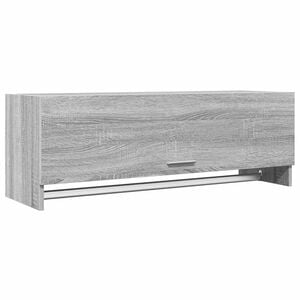 vidaXL Wardrobe Grey Sonoma 100x32,5x35 cm Engineered Wood