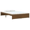 vidaXL Bed Frame without Mattress Honey Brown Solid Wood 120x190 cm Small Double