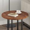 vidaXL Table Top Light Brown &Oslash; 60 x 2.5 cm Solid Oak Wood