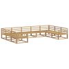 vidaXL Outdoor Sofa Set 9 pcs White 404 x 247.5 x 73 cm