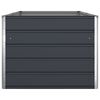 vidaXL Planter Anthracite 195 x 100 x 75 cm Galvanised Steel