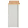 vidaXL Console Table Grey 97x35x76 cm