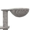 vidaXL Cat Tree with Sisal Scratching Posts Light Grey 191 cm