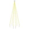 vidaXL Christmas Tree | Warm white | Copper, PVC | Medium | Adjustable Armrests