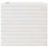 vidaXL Garden Planter White 50x50x45.5 cm Solid Wood Pine