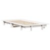 vidaXL Bed Frame without Mattress White 90x200 cm Solid Wood Pine